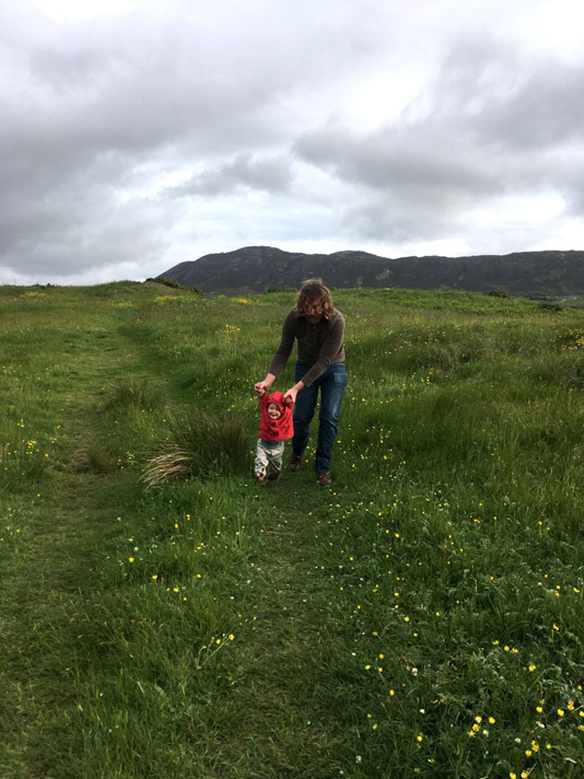 Connemara, Ireland with a Baby